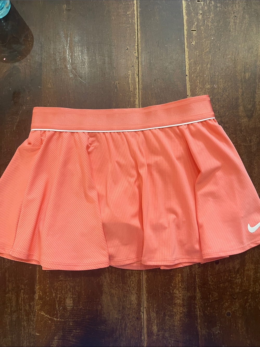 Nike Coral-Orange girl’s tennis  skirt size L